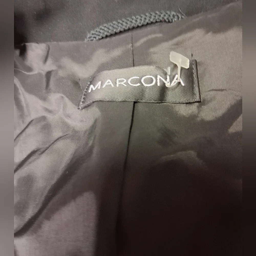 MARCONA Chic Black Women's Blazer - Picture 3 of 5